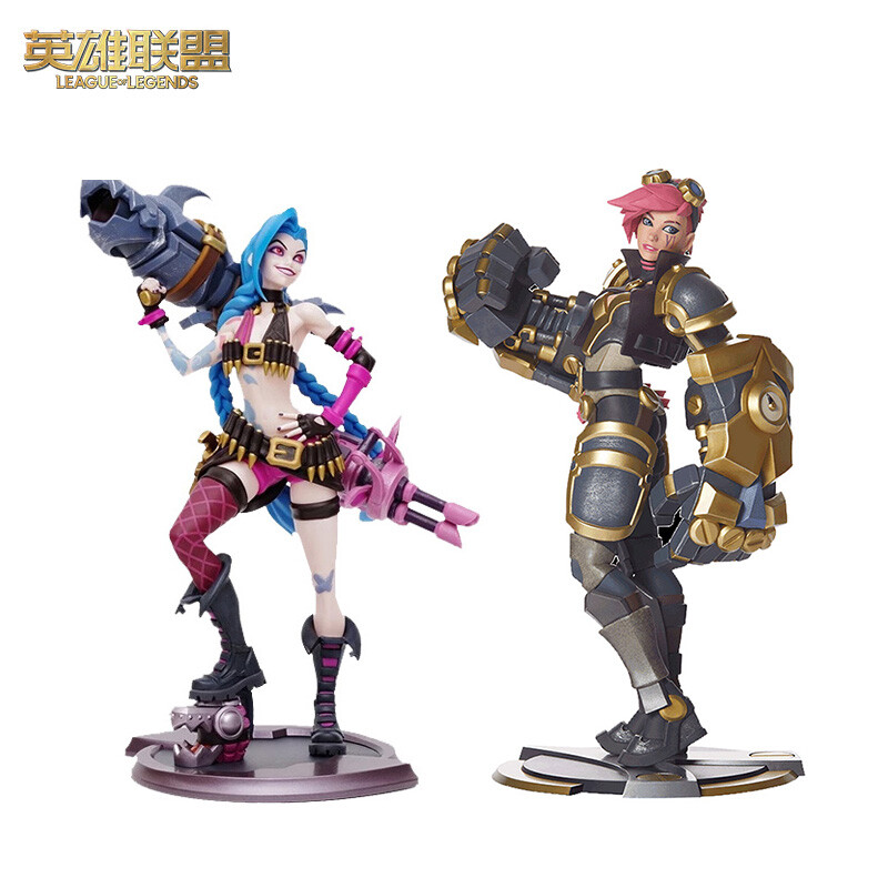 Authentic League of Legends Jinx The Piltover Enforcer Vi PVC