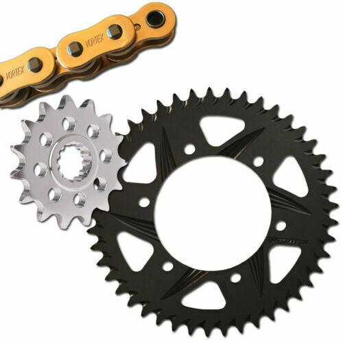Vortex Kawasaki ZX-10R 08-10 V3 2.0 Gold Chain Sprocket Kit 16-43