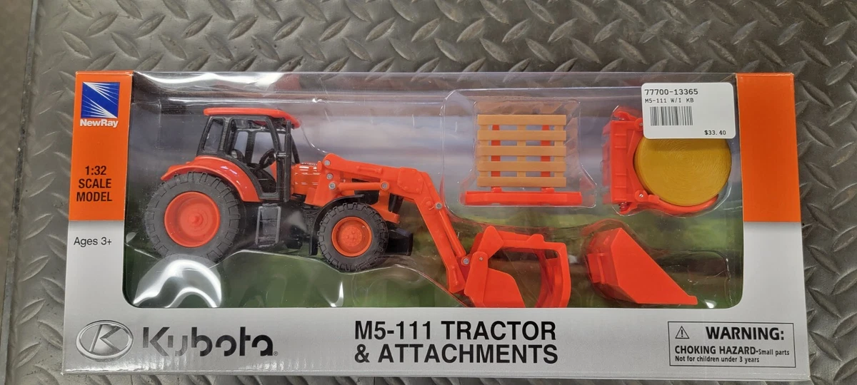 Kubota 1:32 Tractor Contemporary Manufacture Diecast Farm Vehicles