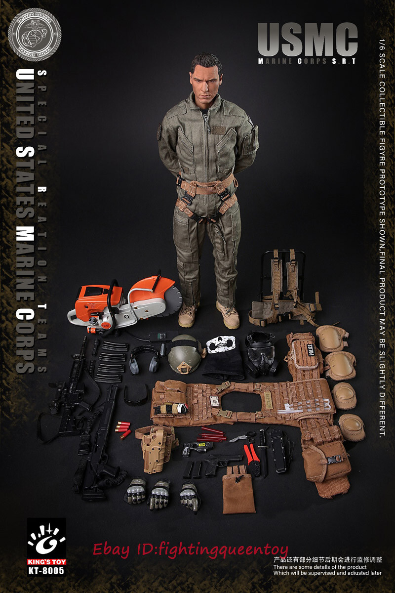 KING'S TOY 1/6 United States Marine Corps Special Response Team