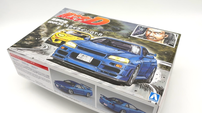 Aoshima 1/24 Model Car Kit Initial D Nissan Skyline GT-R R34 Kozo