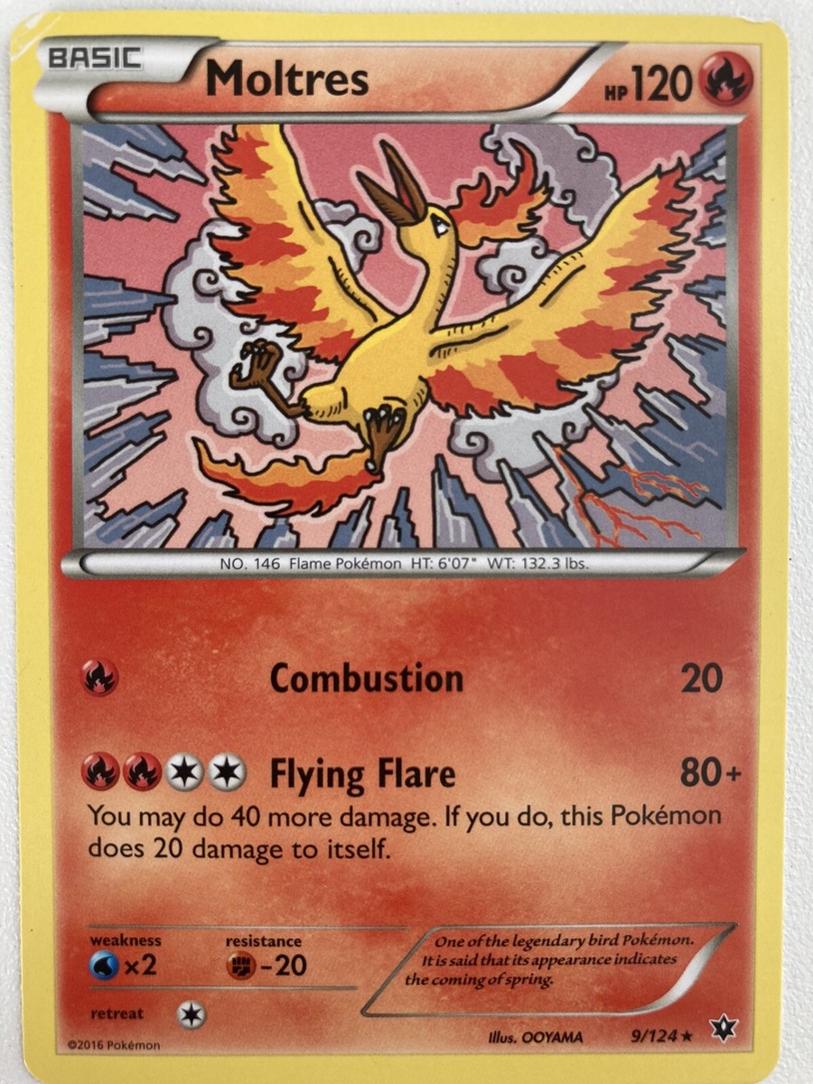 Pokemon card Moltres 9/124 - US Seller | eBay
