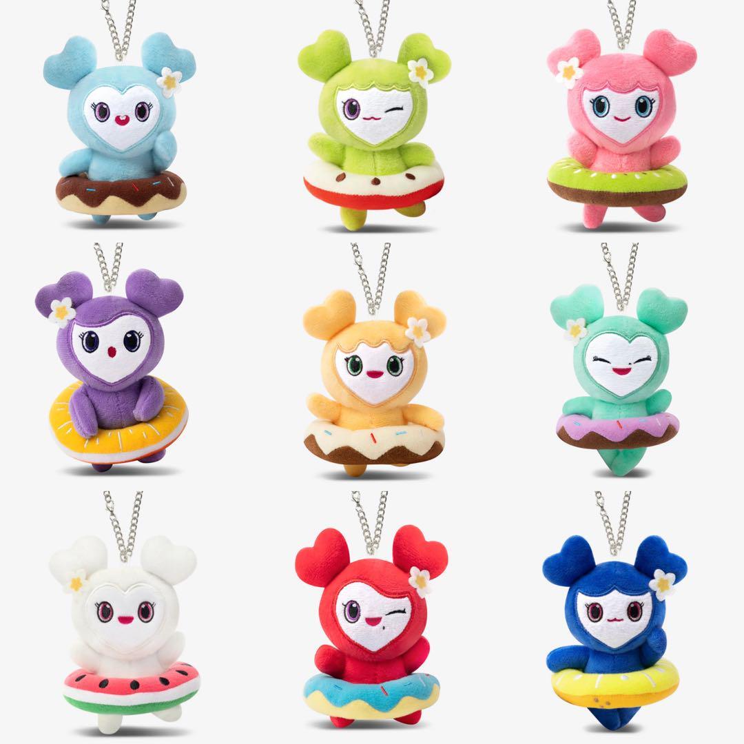 TWICE JYP JAPAN POPUP STORE 2023 BAG CHARM LOVELY PLUSH TOY
