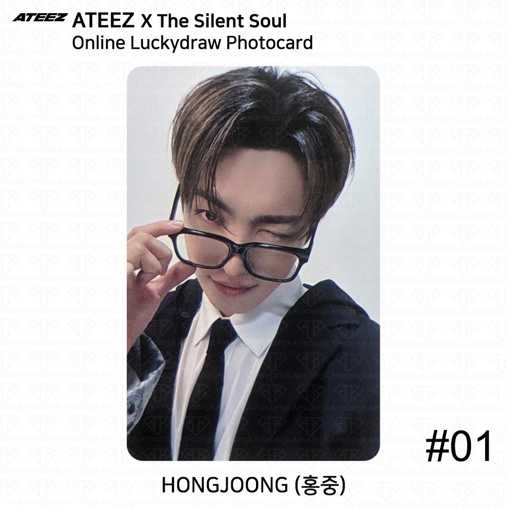 ATEEZ X The Silent Soul Online Luckydraw Photocard HONGJOONG