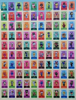 Animal Crossing Series 4 Genuine Amiibo Cards - Own 301-400