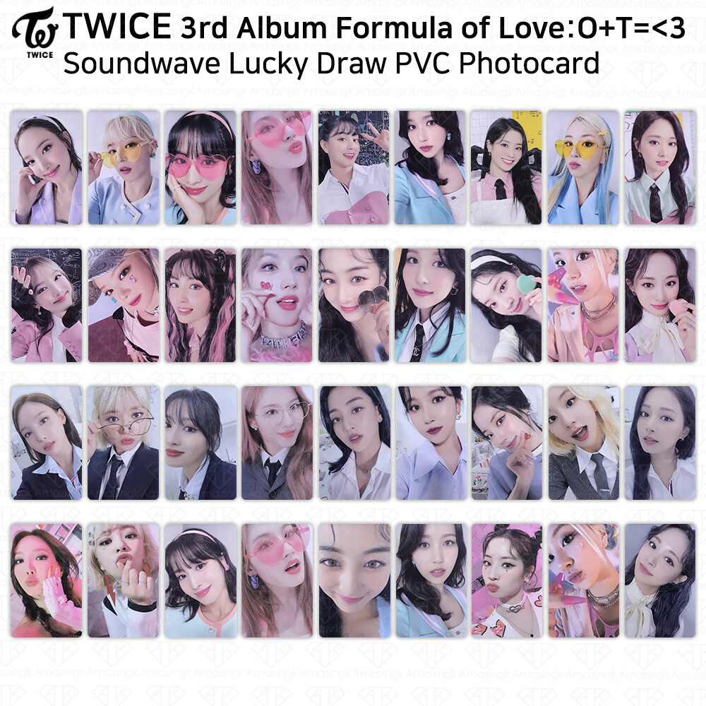 TWICE 3rd Album Formula of Love : O+T= 3 Soundwave Lucky Draw