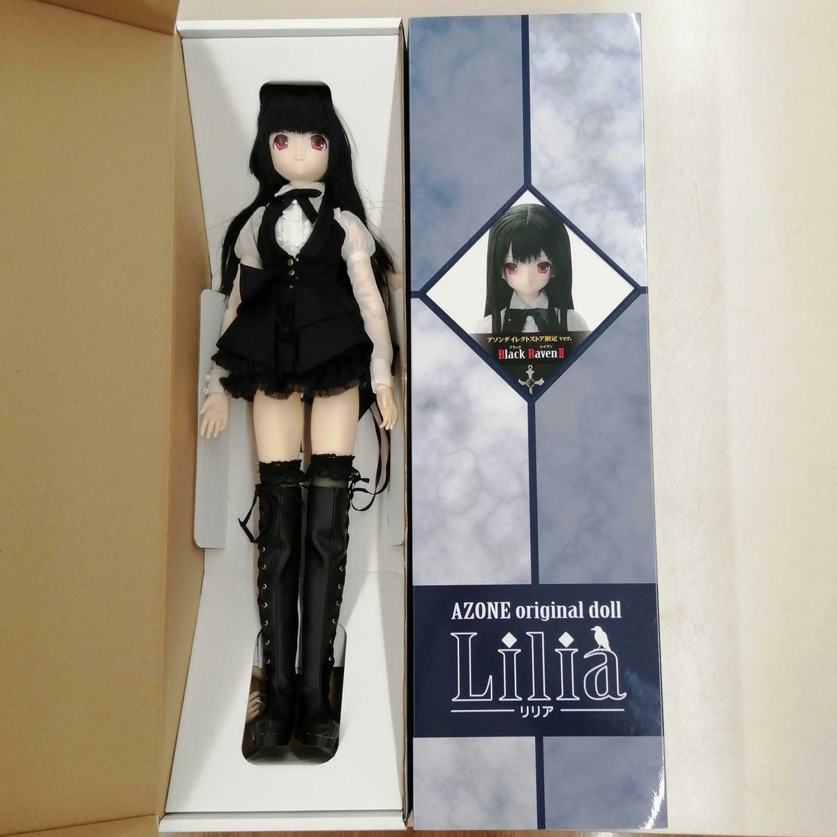 Azone Lilia Black Raven II Limited Doll Figure From Japan