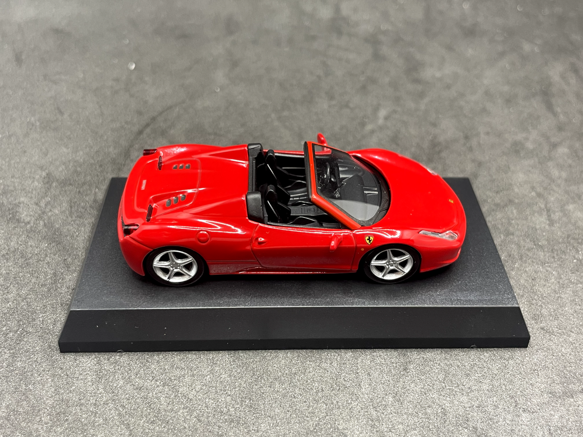 Kyosho 1/64 Ferrari collection 9 458 Spider Red diecast model car