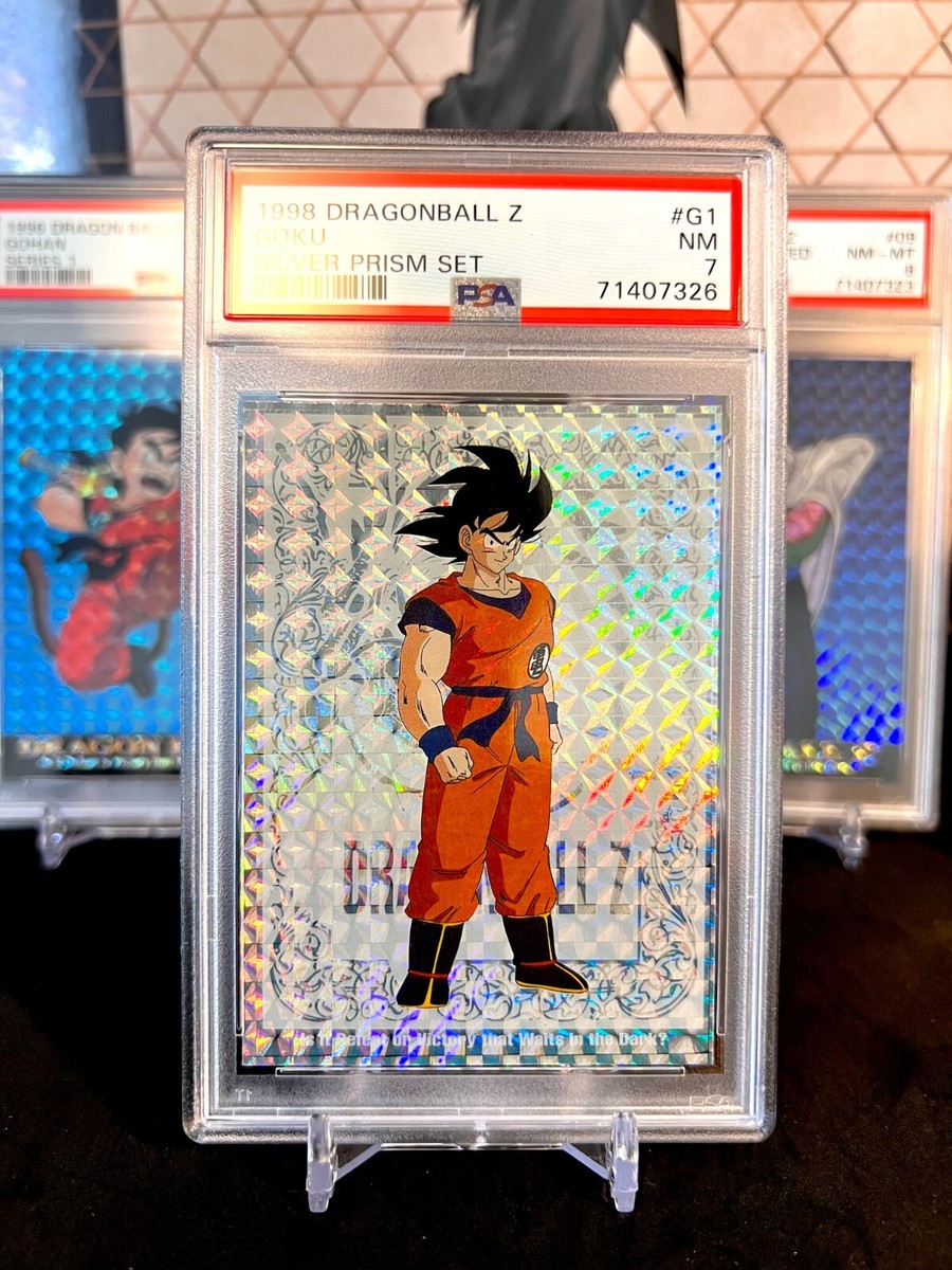 ⭐️ 1998 DRAGON BALL Z GOKU SERIES 2 #G1 PSA 7 NM CARD 🔥 SILVER