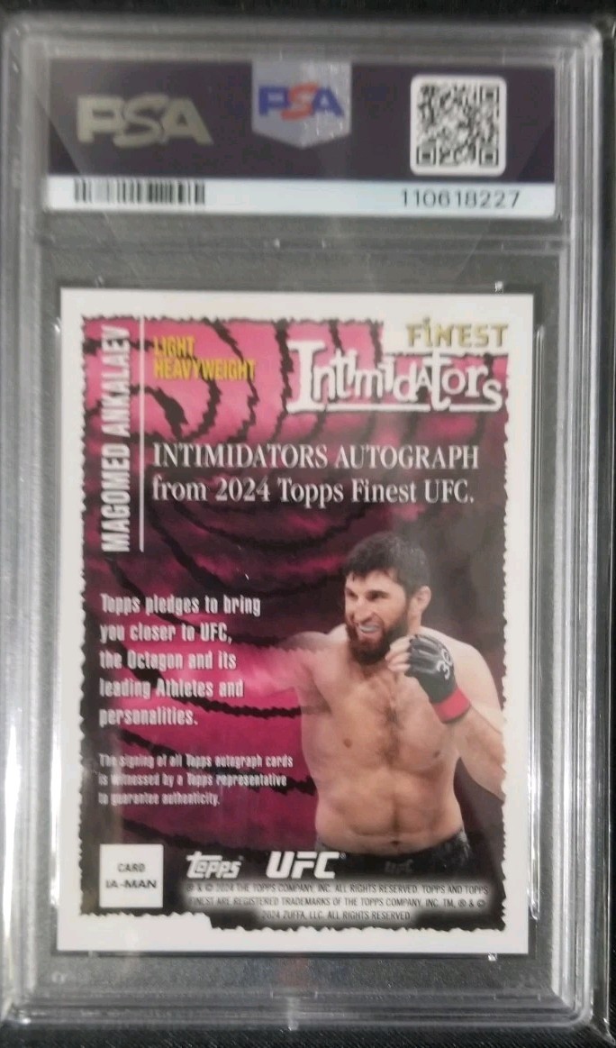 2024 Topps Finest UFC - Intimidators Autographs Magomed Ankalaev