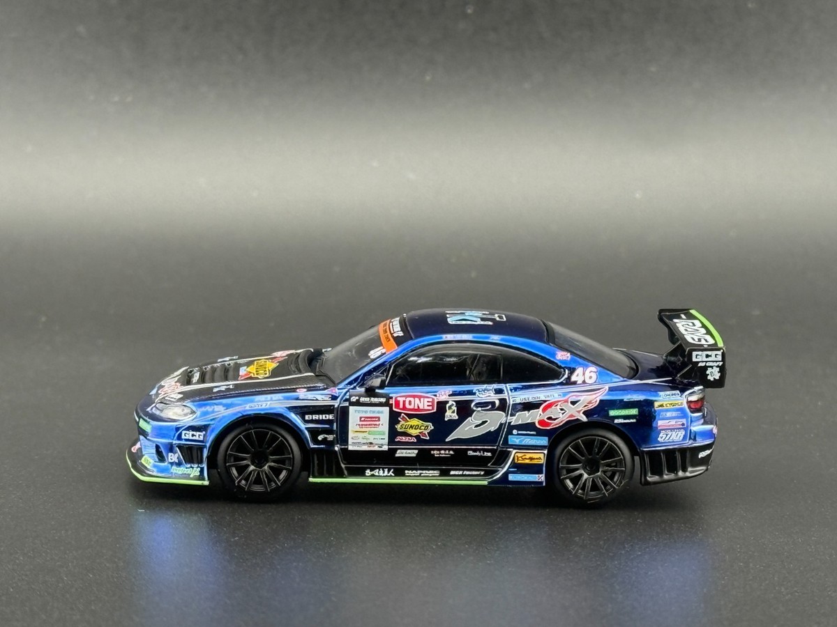 Mini GT Nissan Silvia S15 D-MAX Racing #46 2023 D1 GP #857 1/64 | eBay