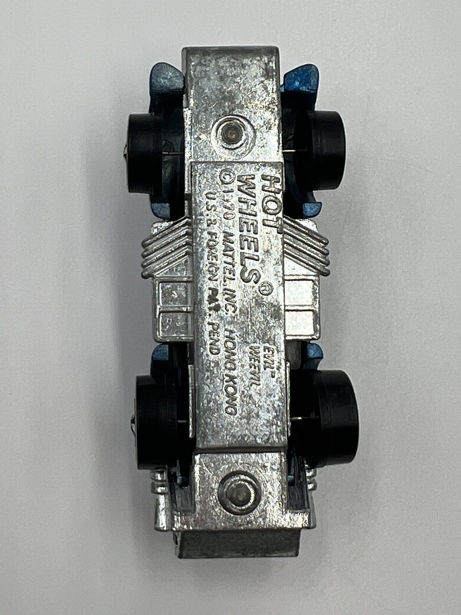 Hot Wheels Redline Evil Weevil 1970 Hong Kong Blue #3 Number 3
