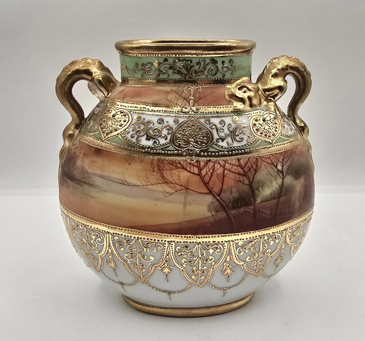 陶瓷日本古董花瓶| eBay