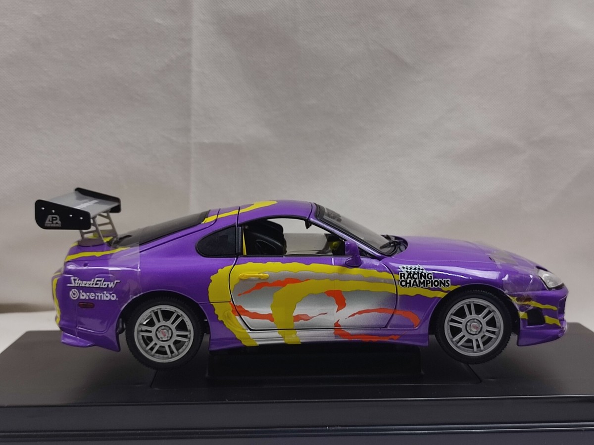 Ertl 1/18 1995 Toyota Supra Purple New Boxed Rare Diecast Model