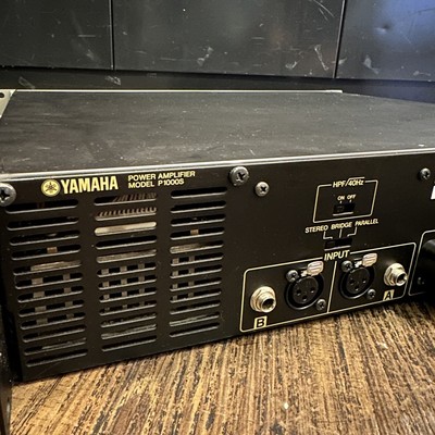 Yamaha P1000S Power Amplifier 2U Rackmount 105W×2 @4Ω Serviced