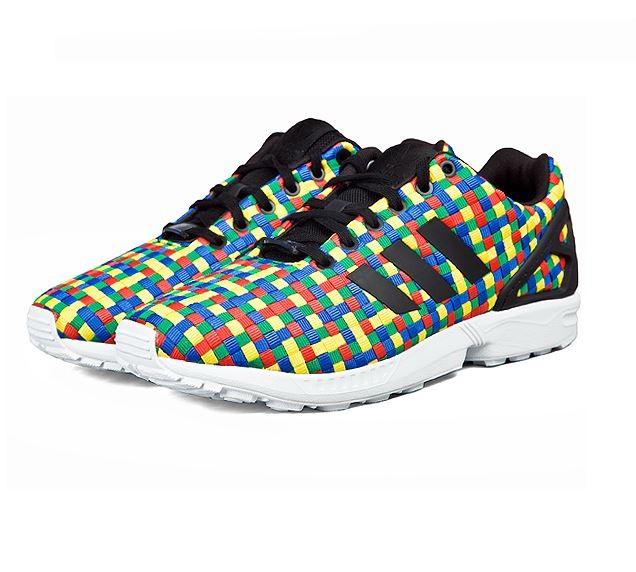 Adidas Originals ZX Flux Multicolor Weave Mens Size 9 Lifestyle