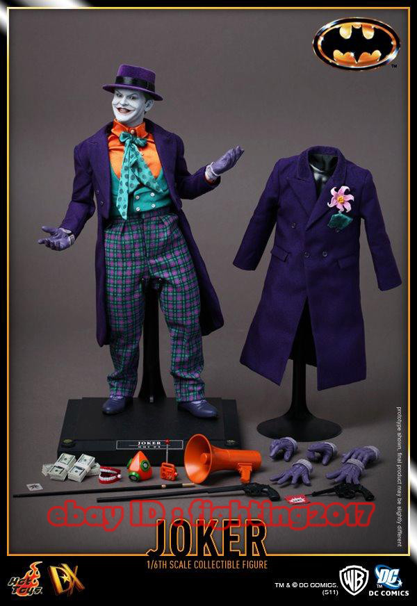 Hot Toys The Joker DX08 1/6 Figure 1989 Jack Nicholson Opened In