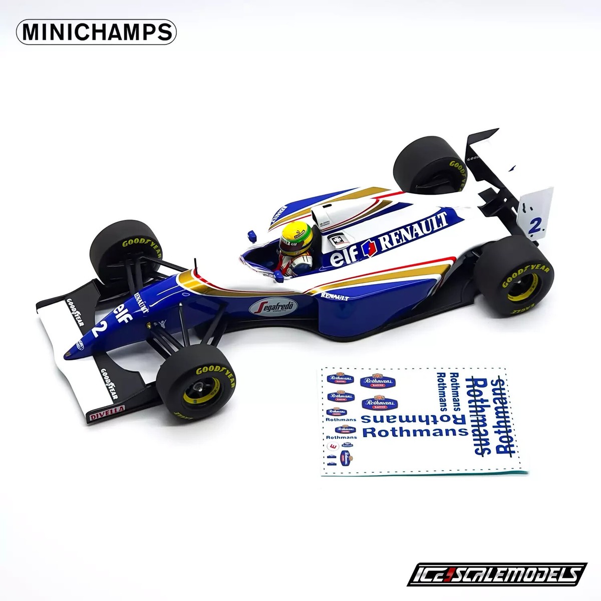 Ayrton Senna 1994 Minichamps Williams FW16 Formula 1 San Marino GP