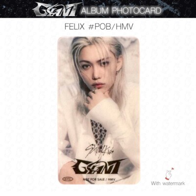 FELIX STRAY KIDS GIANT JAPAN ALBUM PHOTOCARD POB LUCKY DRAW SOLO