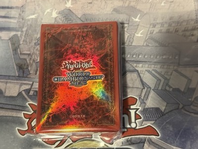Yugioh World Championship 2025 WCS Red Sleeves Sealed 100 Count