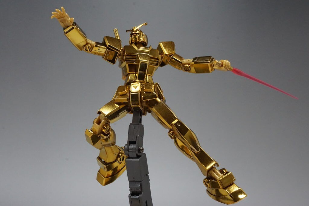 HG THE Gundam Base limited prize RX-78-2 Gundam gold coating model