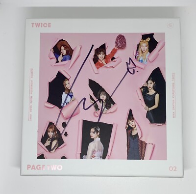 Signed Twice Chaeyoung Page Two Album Autographed | eBay