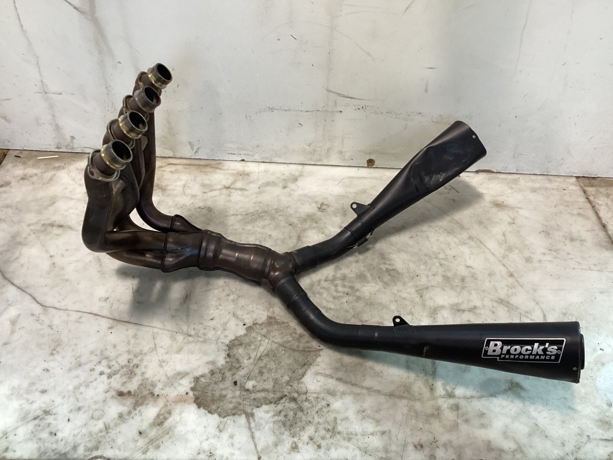 12-23 KAWASAKI NINJA ZX14 ZX14R BROCK DUAL ALIEN HEAD SLIP ON