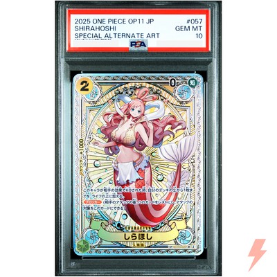 PSA 10 Shirahoshi (SP Alt Art) EB01-057 SR A Fist of Divine Speed
