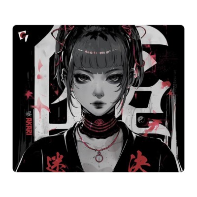 Akari Premium Glass Mousepad Red Japan Limited Edition GLSSWRKS