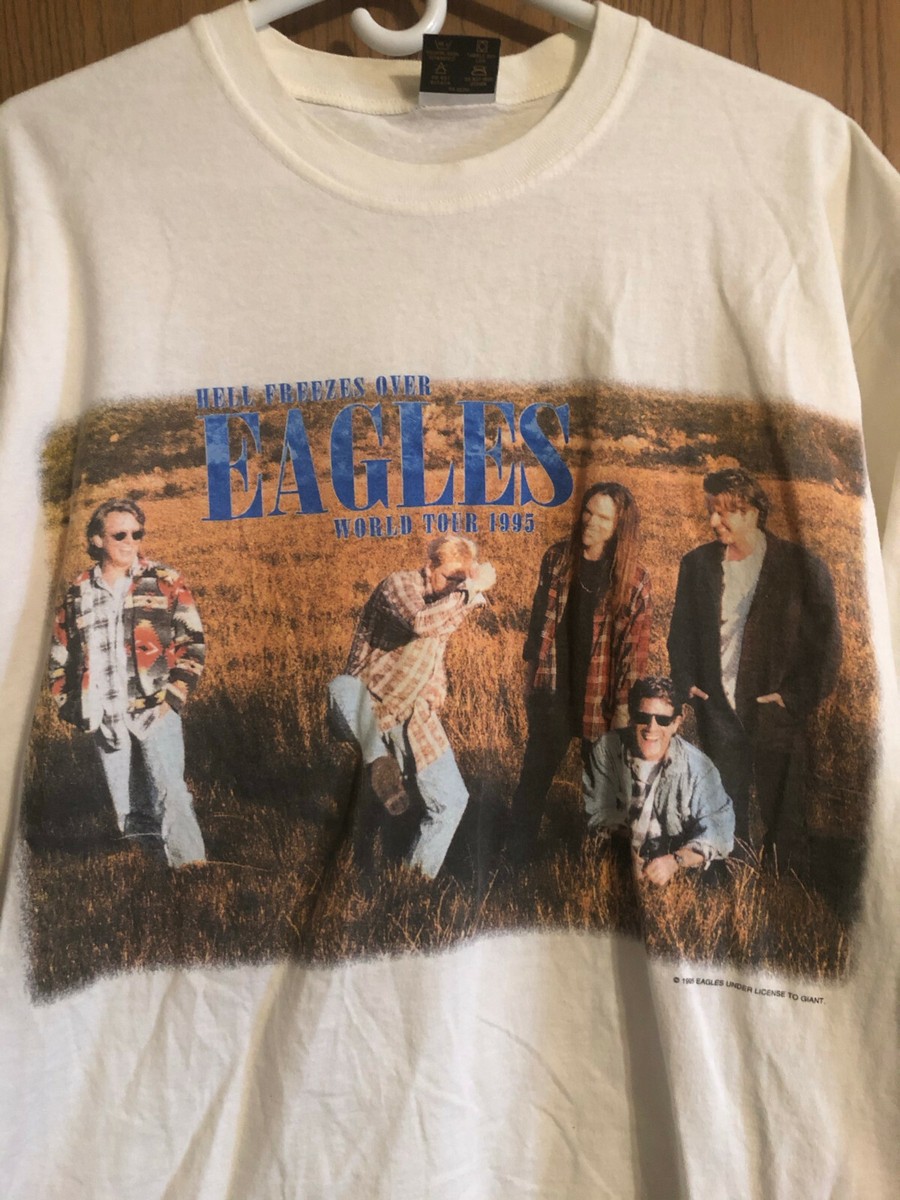 1995 Eagles World Tour Concert XL T Shirt When Hell Freezes Over