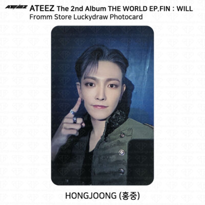 ATEEZ THE WORLD EP.FIN WILL Fromm Store Lucky Draw Photocard