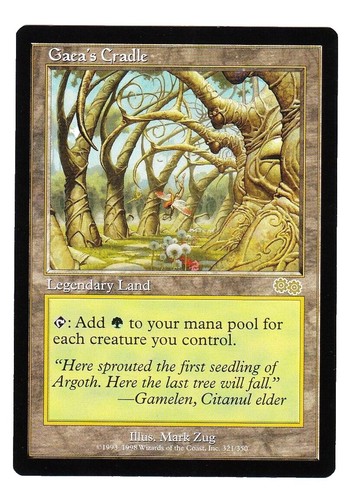 Gaea's Cradle - Urza's Saga, BGS 9.5 GEM MINT. MTG (pop 1 of 95