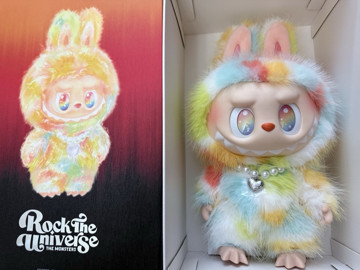 AUTHENTIC POPMART LABUBU THE MONSTERS ROCK THE UNIVERSE VINYL