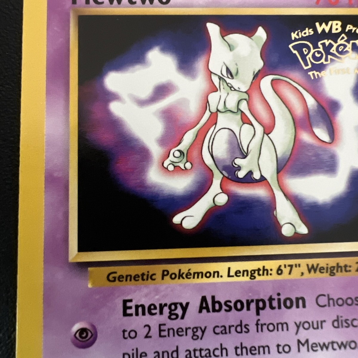 Pokémon Mewtwo Kids WB Presents Pokemon The First Movie Holo | eBay