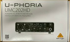Behringer U-Phoria UMC202HD 2-Channel USB Audio Interface for sale