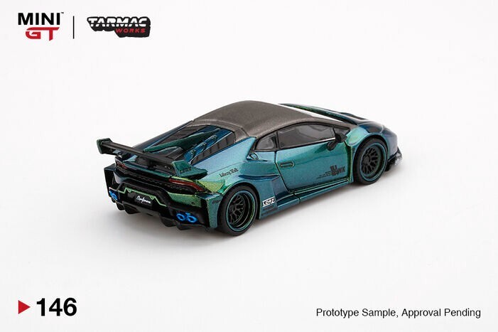 MINI GT 146 LB WORKS Lamborghini Huracán GT Magic Green LHD | eBay
