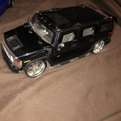 Jada Toys 1:24 Dub City 2003 Hummer H2 SUV Lowrider Black | eBay