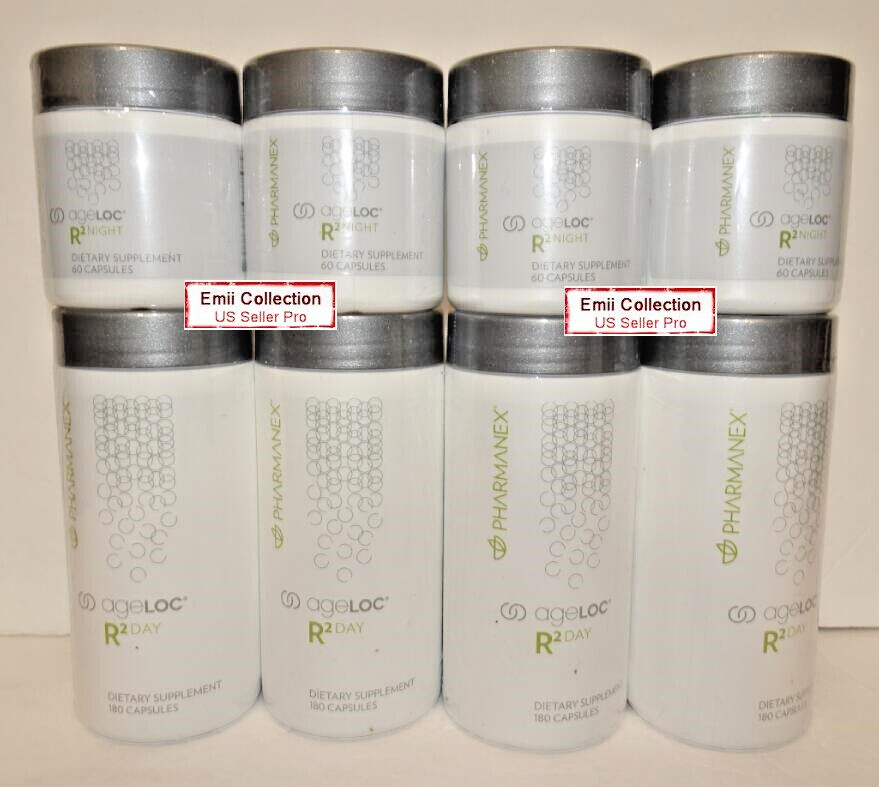 Nu Skin Nuskin Pharmanex ageLOC R2, Day Vitality and Night (4