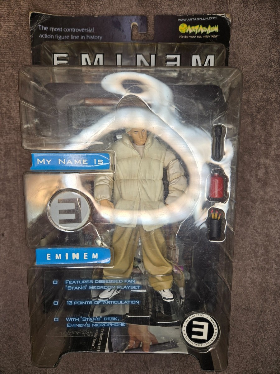 RARE Art Asylum EMINEM Pyscho Toyz Action Figure Collectible