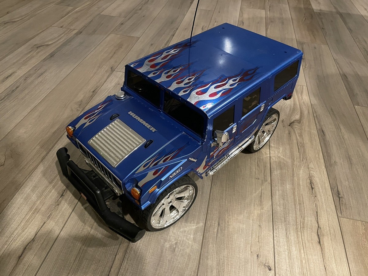 Vintage Nikko Fast Lane 2005 Hummer RC w/ Battery Pack + Remote