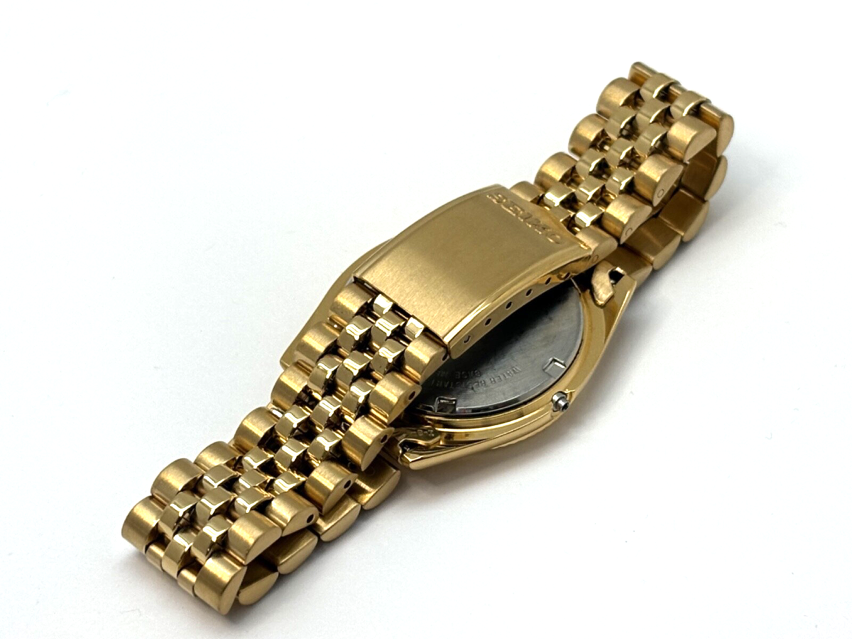 NOS SEIKO Case & JUBILEE BRACELET 7N43-8119 36mm Gold Base Metal S