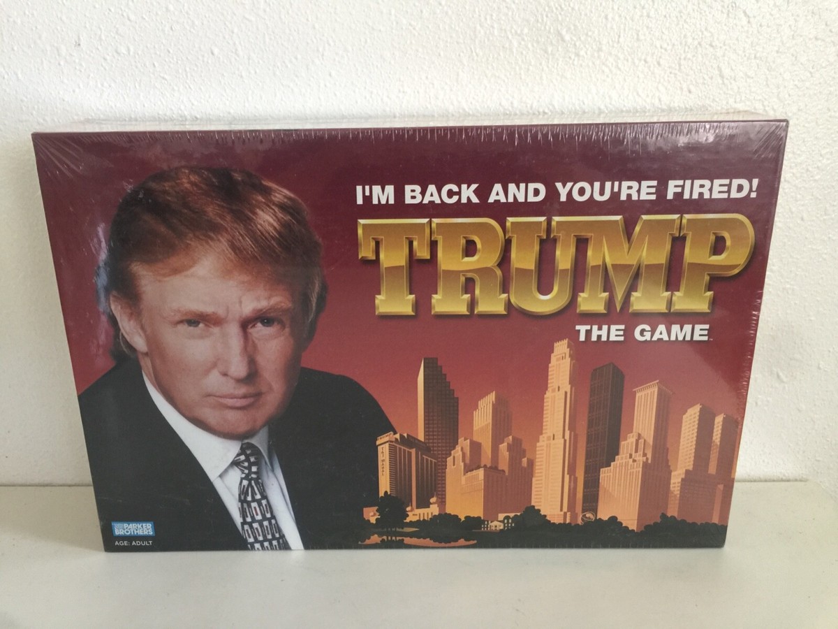 Brand New Factory Sealed Donald Trump Board Game I'm Back and You