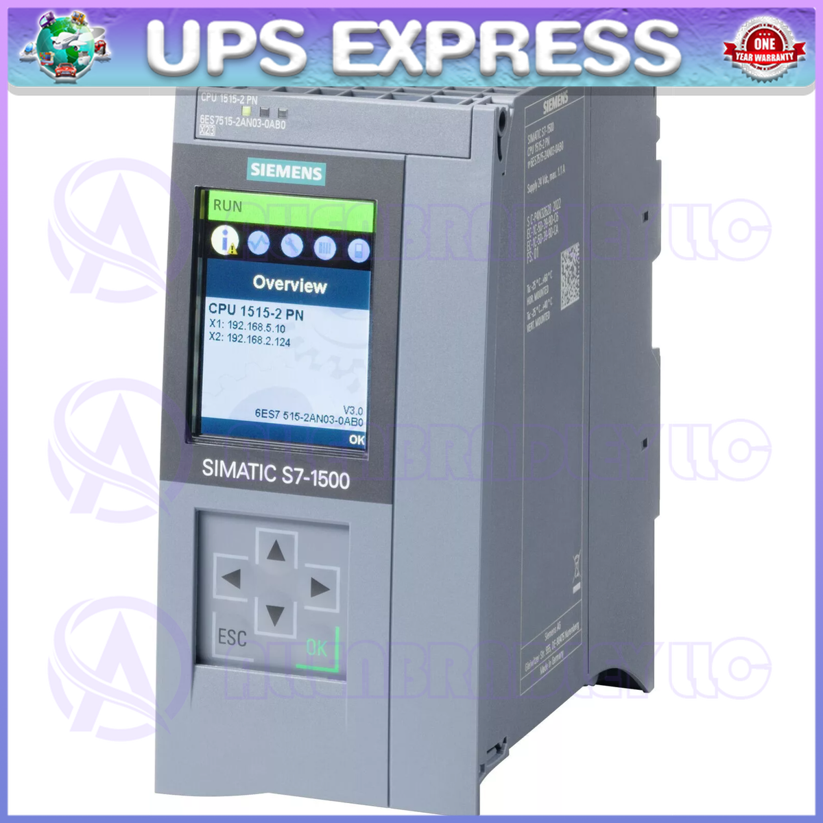 6ES7515-2AN03-0AB0 Siemens CPU Module 6ES7515-2AN03-0AB0 ZGB1 | eBay