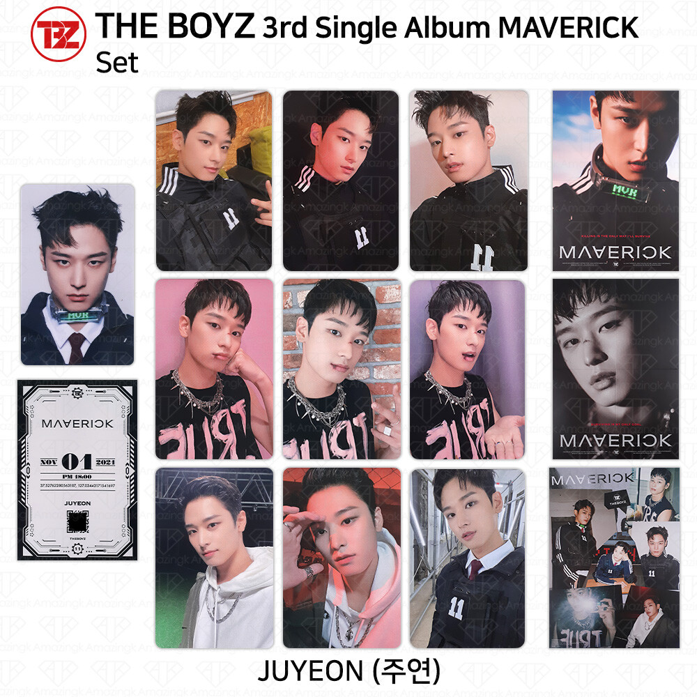 The Boyz 3rd Single Album Maverick Official Photocard Poster
