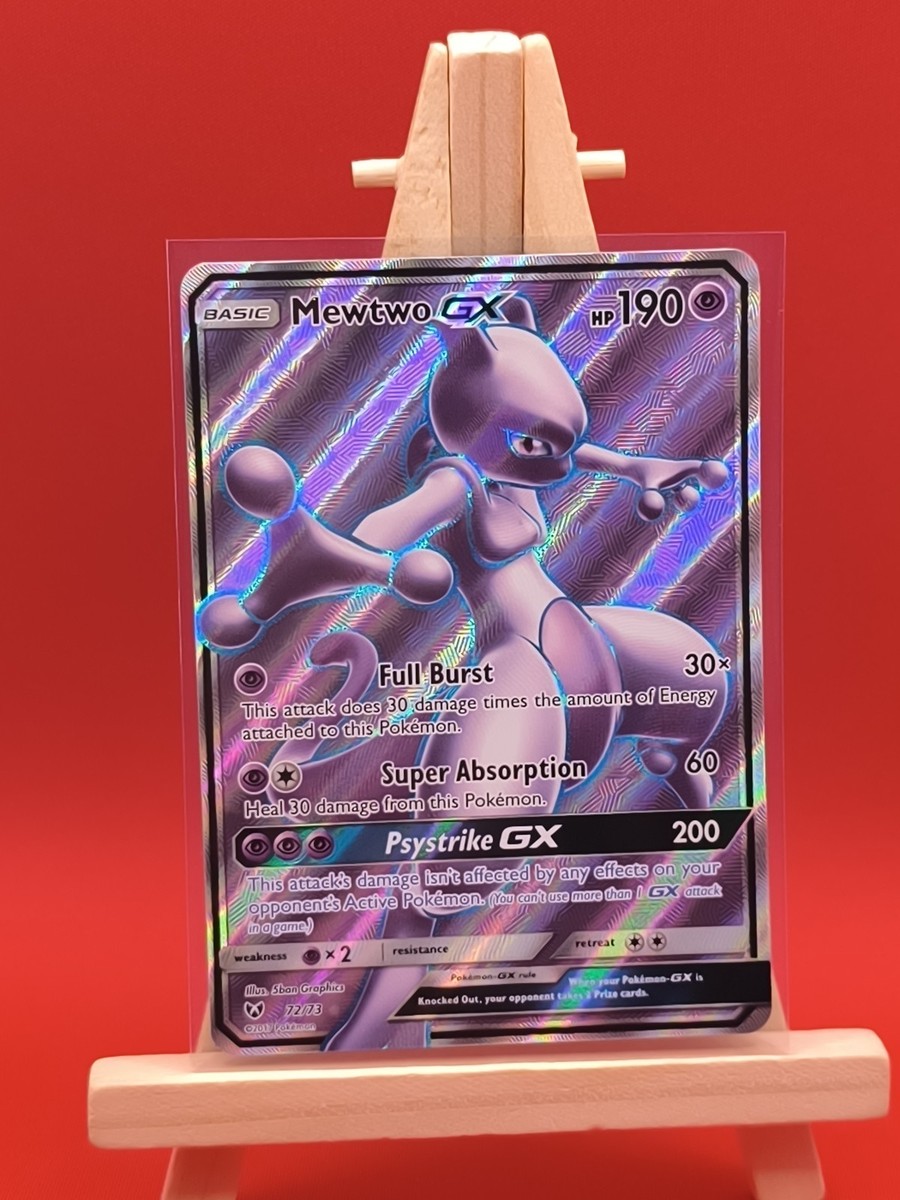 Mewtwo GX 72/73 Shining Legends Ultra Rare Full Art Holo Pokemon