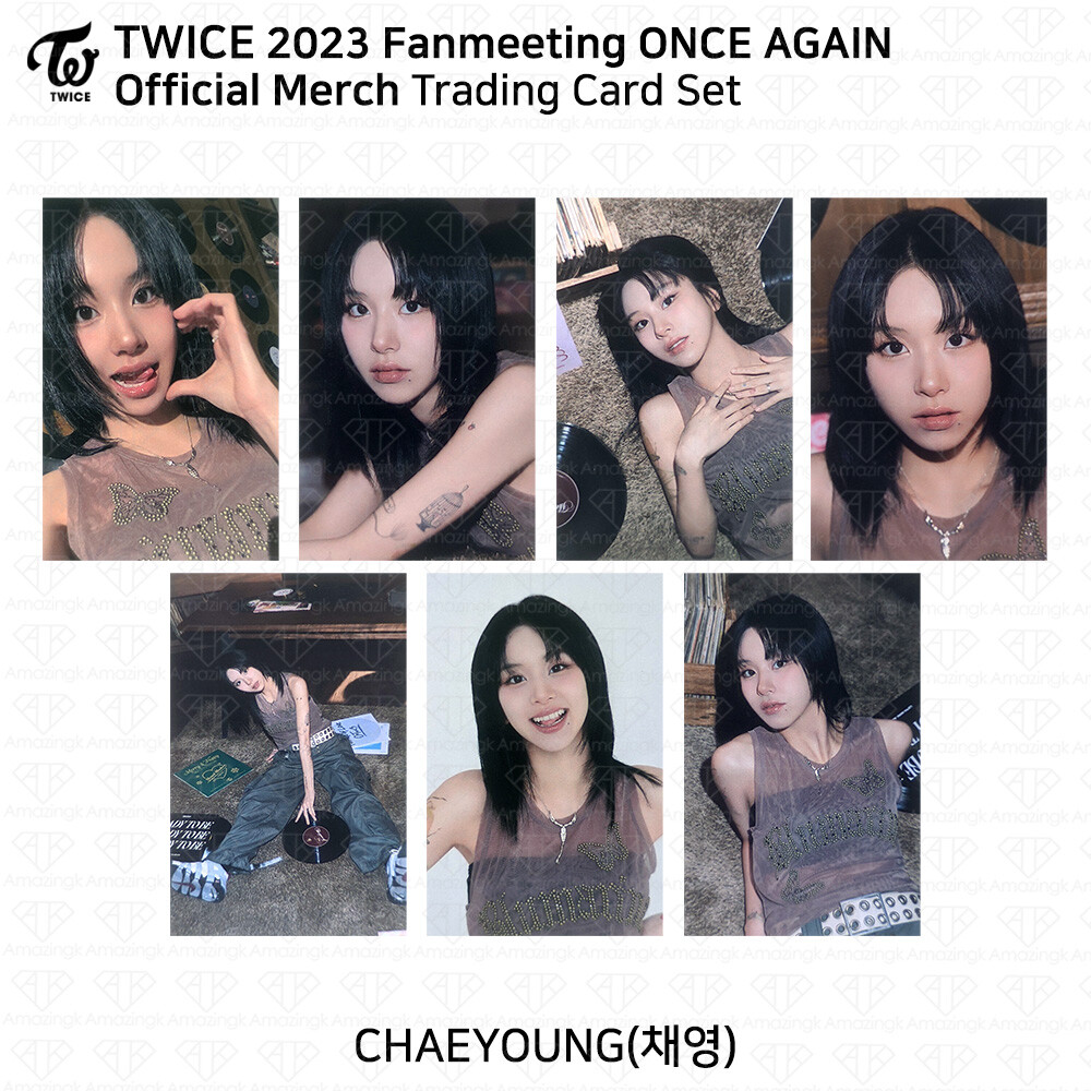 TWICE 8th Anniversary ONCE AGAIN Fanmeeting Pop up MD Trading Card