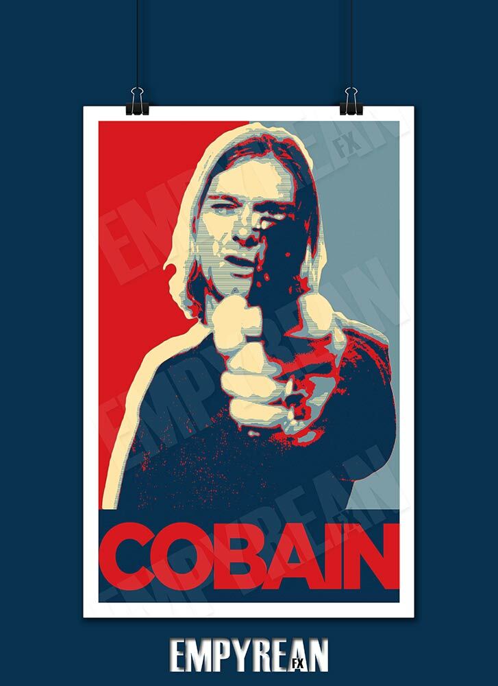 Nirvana Kurt Cobain Gun Poster Art Print | eBay