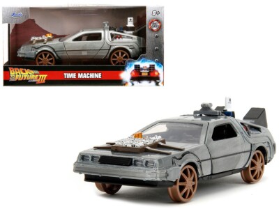 JADA BACK TO THE FUTURE 3 DMC DELOREAN TIME MACHINE TRAIN VERSION