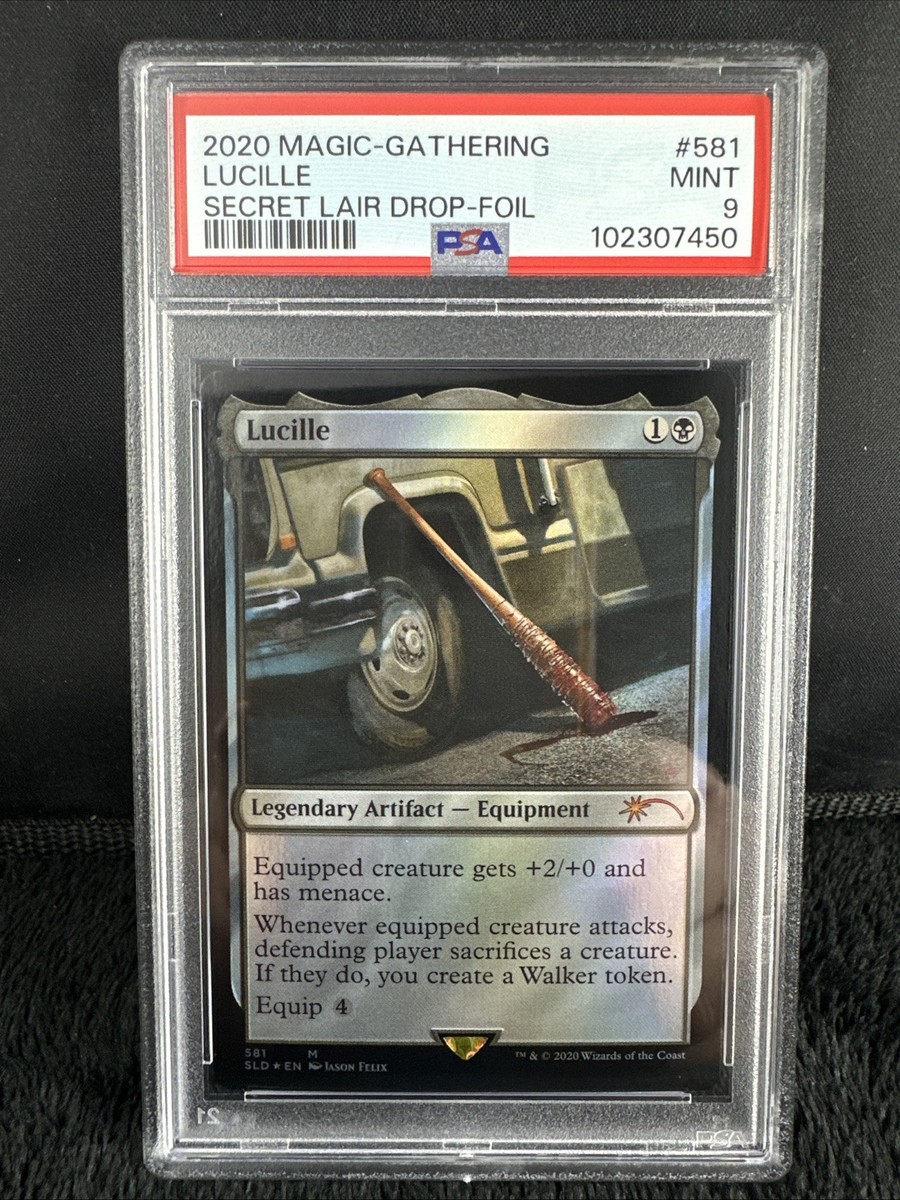 MTG The Walking Dead Secret Lair Drop PSA 9 Lucille | eBay