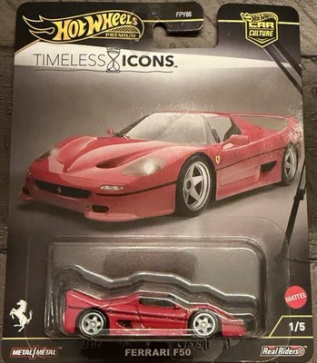 Hot Wheels Premium Car Culture Timeless Icons Ferrari F50 #1/5 | eBay